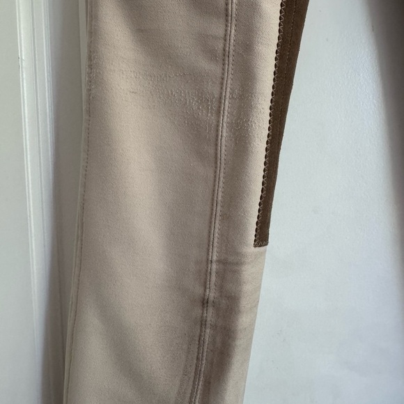 Belle & Bow Equestrian Pants Riding Jodhpurs Horse Show Gear Beige Youth Size 12 - Picture 5 of 11